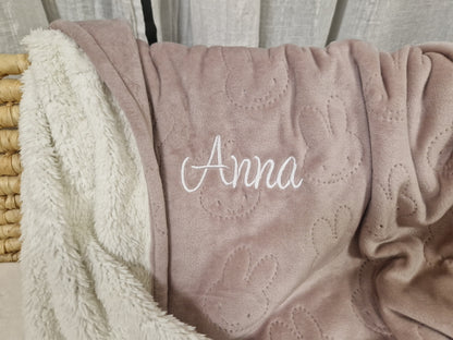 Copertina Invernale Bunny personalizzata con nome