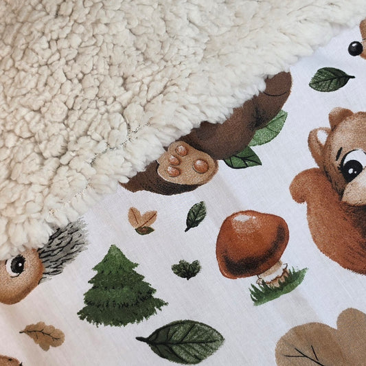 Copertina Invernale Forest personalizzata con nome