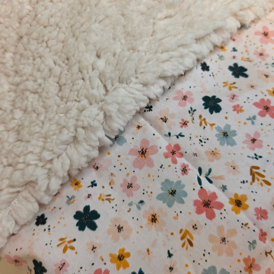 Copertina Invernale fiori personalizzata con nome