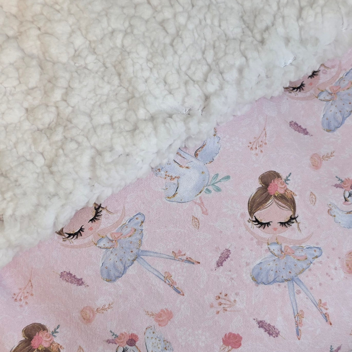 Copertina Invernale ballerina personalizzata con nome