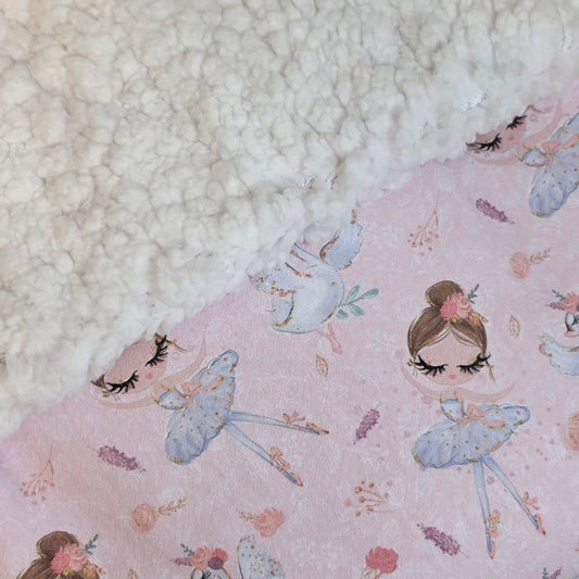 Copertina Invernale ballerina personalizzata con nome