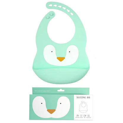 Mint Pinguin Bib