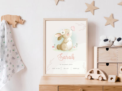 Poster Nascita Bunny