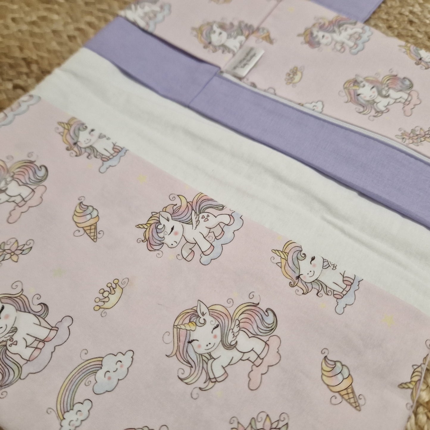 Pochette Portapannolini Unicorn