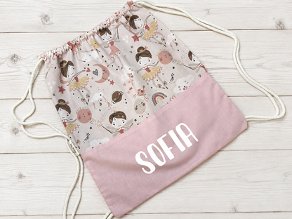 Sacca-zaino asilo BALLERINA personalizzabile