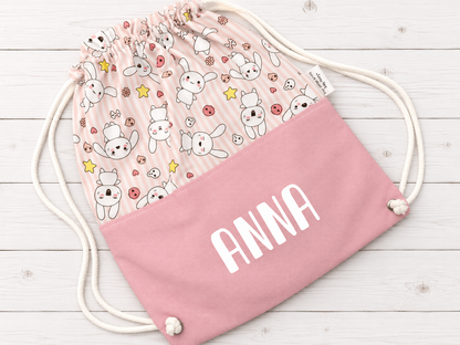 Sacca-zaino asilo BUNNY personalizzabile