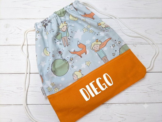 Sacca-zaino asilo LITTLE PRINCE personalizzabile