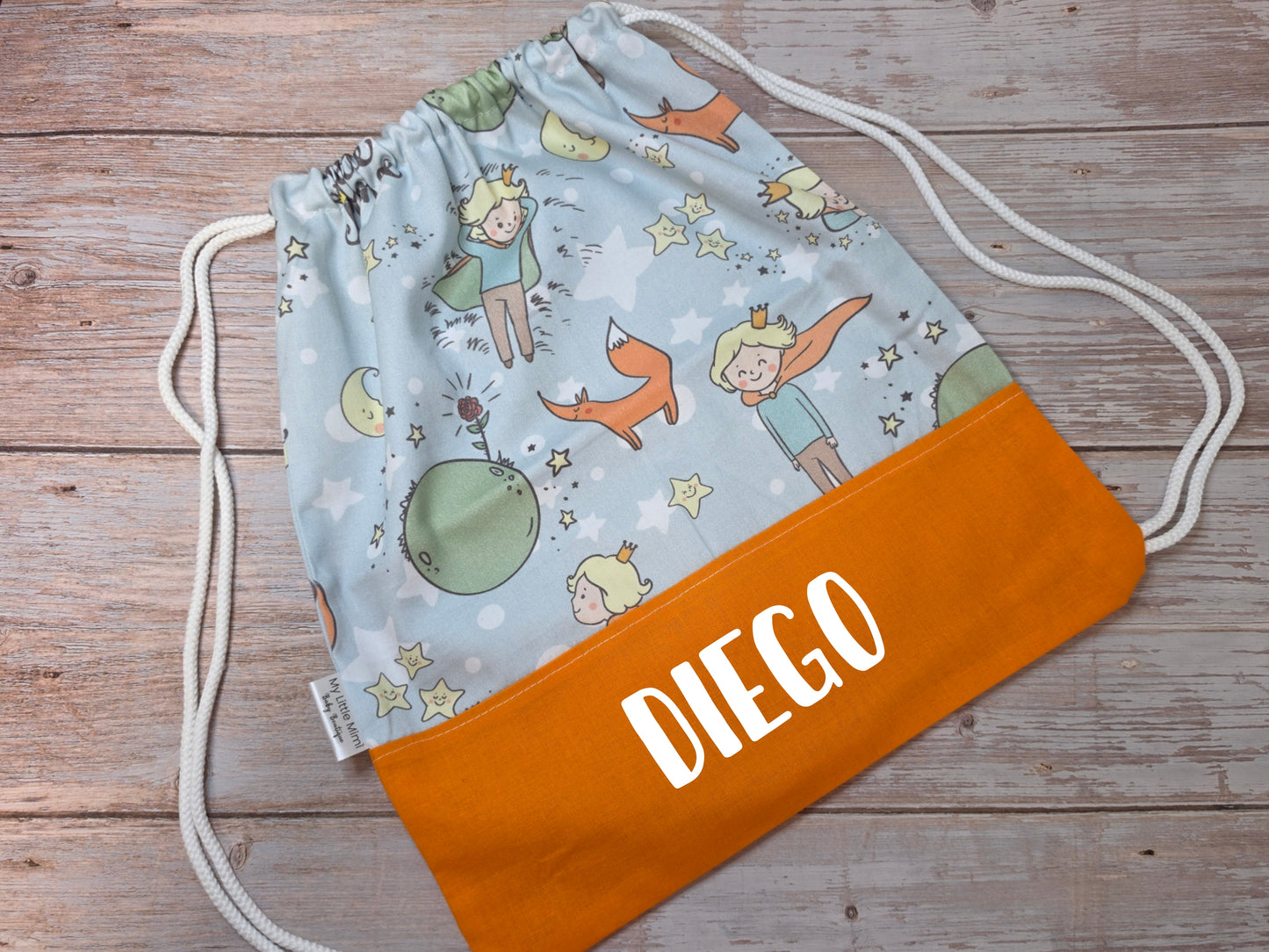 Sacca-zaino asilo LITTLE PRINCE personalizzabile