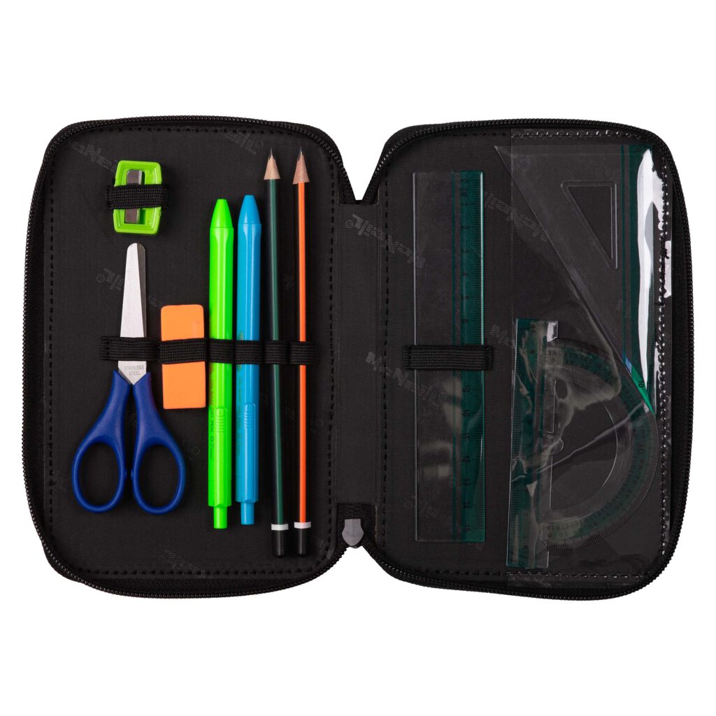 Astuccio Scuola pieno 3 Zip