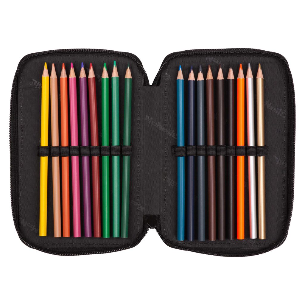 Astuccio Scuola pieno 3 Zip