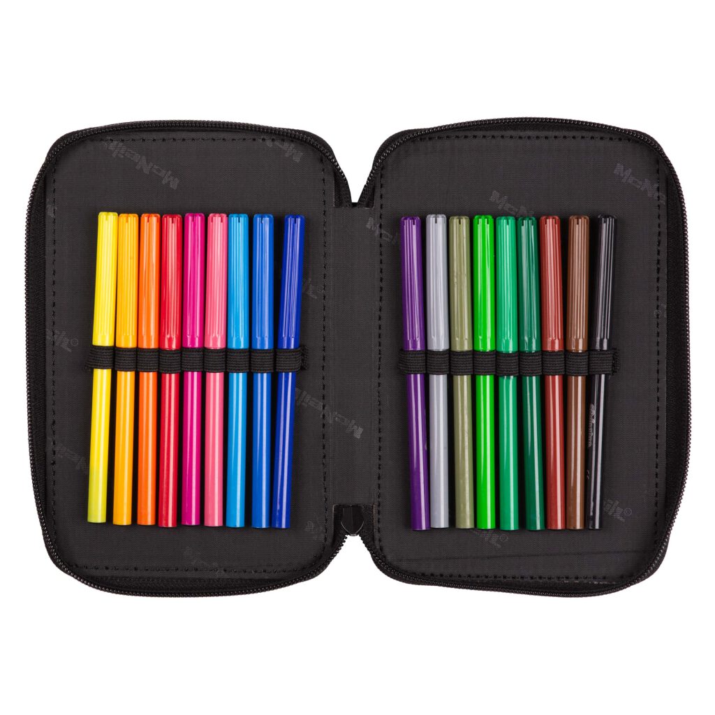 Astuccio Scuola pieno 3 Zip